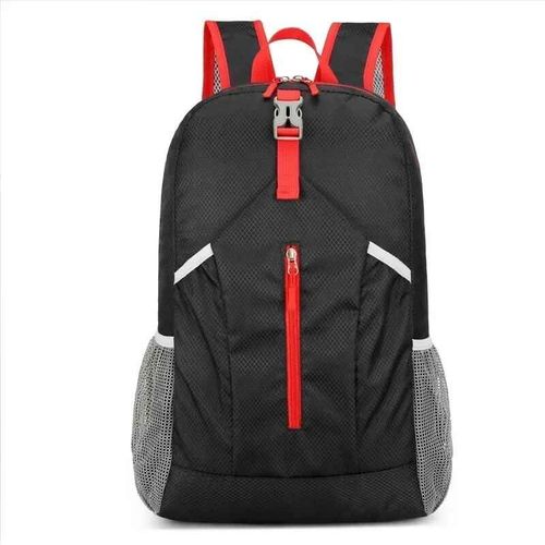 25L léger pliant étanche unisexe randonnée Fitness Camping étanche escalade sac de voyage Sports de plein air loisirs sac à dos - Type Black #A