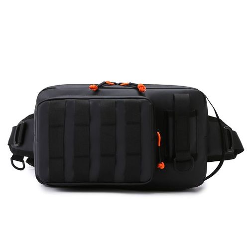 Sac De Poitrine De Camping En Plein Air,Sacs À Bandoulière Tactiques Molle,Sacs De Taille,Sac De Ceinture De Pêche,Écharpe De Voyage,Randonnée,Chasse,Sac À Dos - Type Black