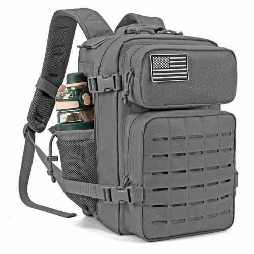 femmes/hommes sac à dos tactique sac d'école sac à dos de gymnastique Treeking avec double porte-gobelet équipement de camping sac à dos #A