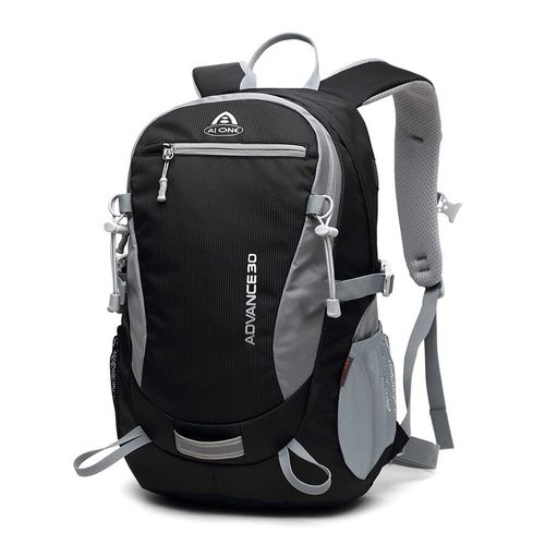 Sac à dos de randonnée 30L sacs à dos de voyage légers sac à dos de randonnée pour femmes hommes sac à dos hommes femmes Camping sac à dos en plein air - Type couleur noire