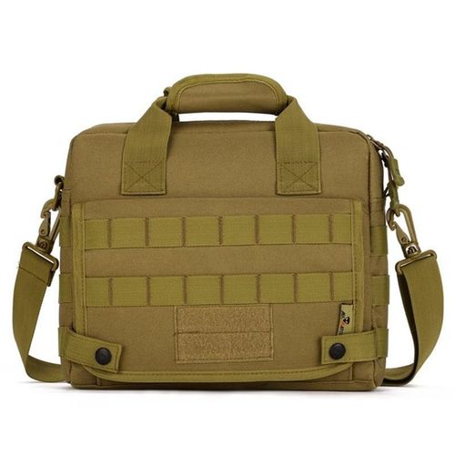 MOLLE Camouflage sac à bandoulière extérieur hommes 10 pouces ordinateur portable tactique sac de messager Ipad 4,5 porte-documents sacs à main femmes XA566WD - Type Wolf Brown