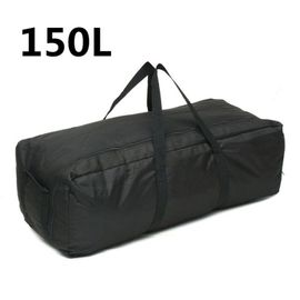 Sac De Rangement Pour Équipement De Camping,Voyage En Plein Air Pour Hommes Et Femmes,Sac À Dos De Voyage,Grands Sacs À Main De Randonnée Imperméables - Type 150l Black #A