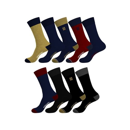 Lot De 9 Chaussettes Serge Blanco Homme En Coton : 39-42 / Ab