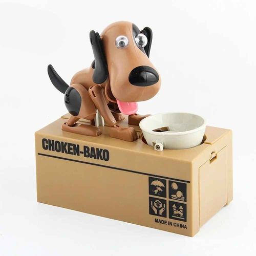 Tirelire Robot électronique chien mignon,boîte de rangement automatique en plastique pour pièces de monnaie,dessin Animé créatif,cadeau pour enfants,décoration de bureau - Type style 3