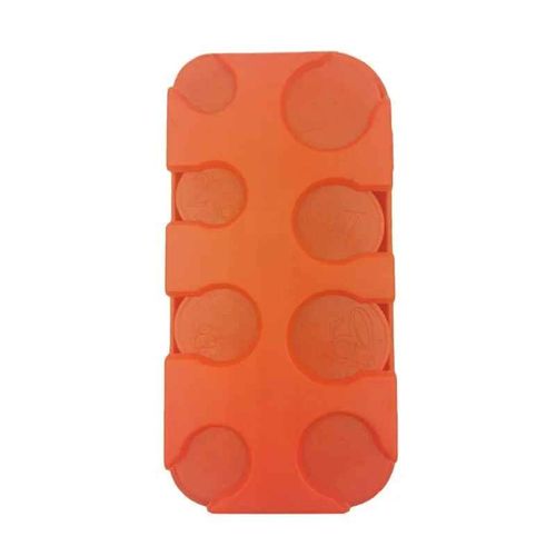 Distributeur de Pièces de Monnaie en Plastique,Boîte à Monnaie,Collection,Portefeuille,Rangement,Support pour Bus,Voiture,Changeur - Type Style A-Orange