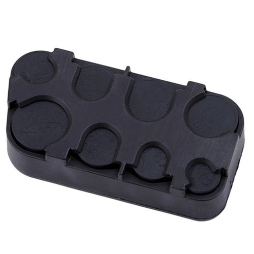 Distributeur de pièces de monnaie européennes,boîtes à monnaie en plastique,portefeuille de Collection,support organisateur de rangement pour Bus,porte-monnaie de voiture - Type Black