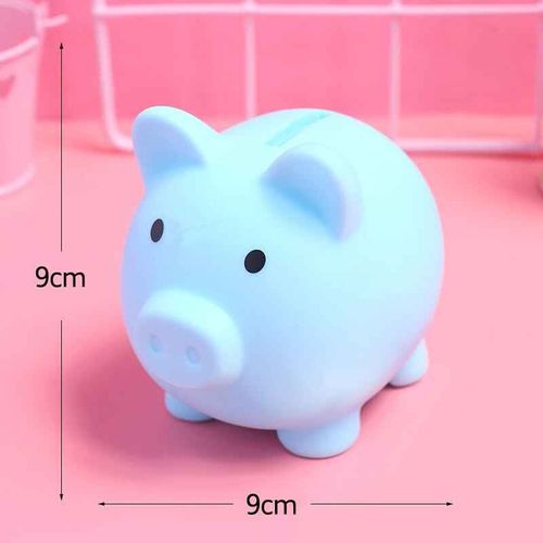Petite Tirelire Tirelire Stockage Enfants Jouets Décor À La Maison Boîte D'économie D'argent Enfants Tirelire Banque De Monnaie Décoration De La Maison - Type Blue