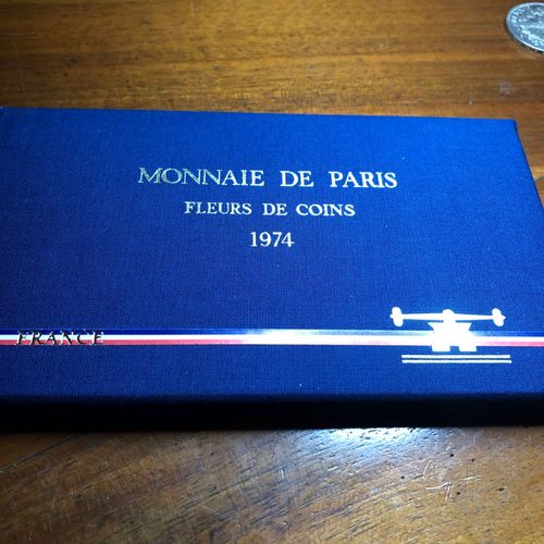 Coffret Fdc Fleur De Coin Monnaie De Paris Millésime 1974 - 50 Ans Pensez Aux Anniversaires ?