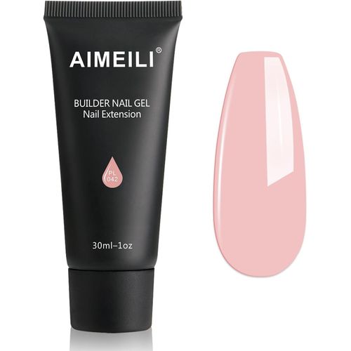 Extention Gel Pour Ongles, Naturel Nu Builder Construction Gel 30ml Faux Ongles Quick Building Uv Led Gel Vernis Semi Permanent Nail Art 042 