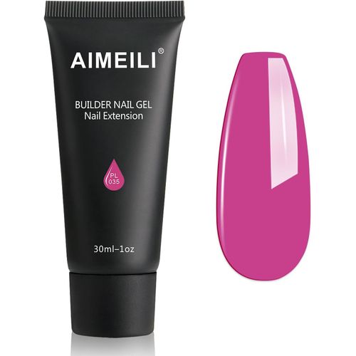 Extention Gel Pour Ongles, Jelly Violet Builder Construction Gel 30ml Faux Ongles Quick Building Uv Led Gel Vernis Semi Permanent Nail Art 035 