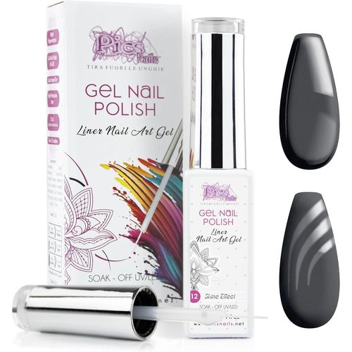 Vernis À Ongles En Gel Semi-Permanent Nail Art Uv/Led 10 Ml (12. Effet Brillant) 