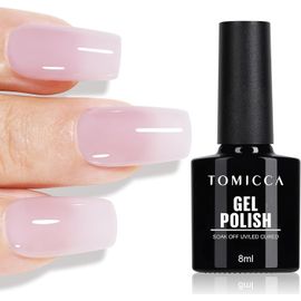 Vernis Semi Permanent Lilas,8ml Vernis Semi Permanent Automne Hiver, Nail Art Soak Off Uv/Led Gel Diy Home 