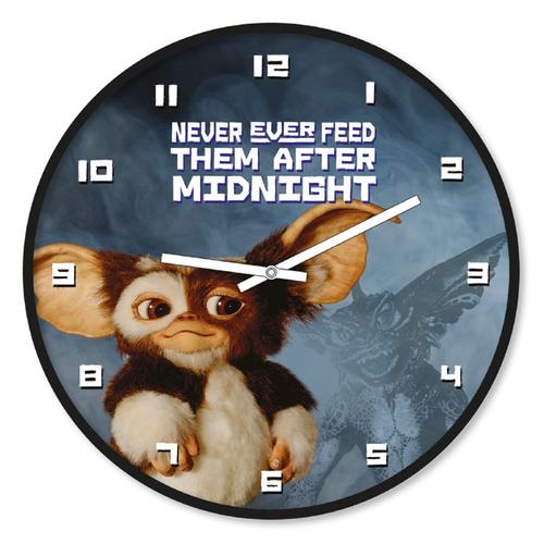 Gremlins - "Never ever feed" Horloge murale