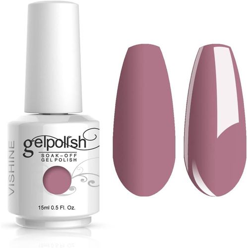 Vernis À Ongles Semi-Permanent Soak-Off Uv Led Nail Art Vernis Gels Manucure Corail Clair (1592) 