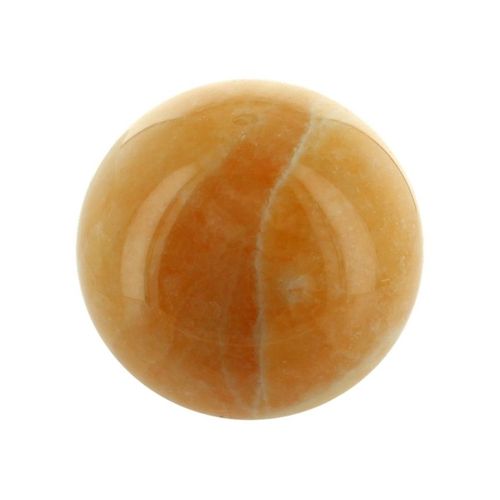 Sphère Calcite Orange - Pièce De 8 À 9 Cm