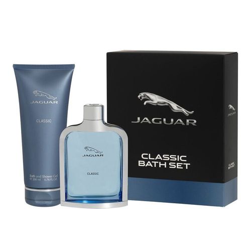 Coffret Eau De Toilette + Gel Douche Homme Jaguar Classic Bleu 100ml 