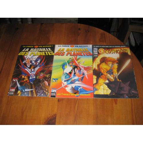 Lot 3 Comics La Bataille Des Planetes 1+3+ Cosmocats 3 Semic