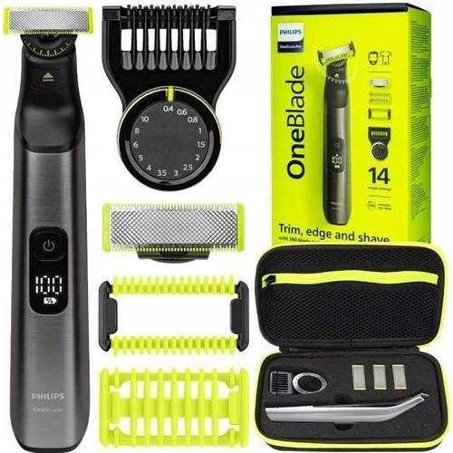 Rasoir Philips One Blade Pro 360 Pour Le Visage Et Le Corps Qp6551/15 + Étui