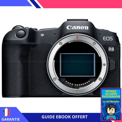 Canon EOS R8 Boîtier Nu + Ebook ""Devenez Un Super Photographe"" - Appareil Photo Canon