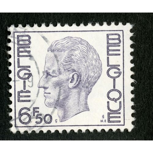 Timbre Oblitéré Belgie, Belgique, 6f50