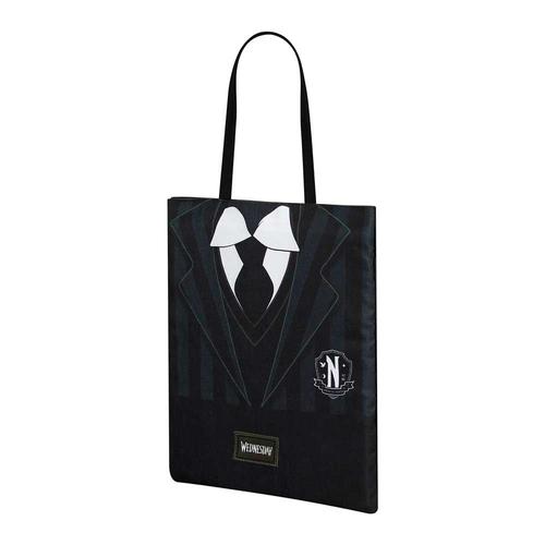 Mercredi Uniform Sac de Courses Shopping Bag, Noir