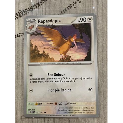 Carte Pokémon-Rapasdepic-022/165-Ev3,5 New 151