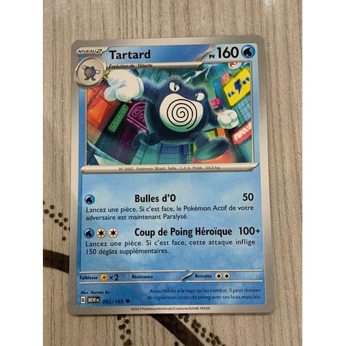 Carte Pokémon-Tartard-062/165-Ev3,5 New 151