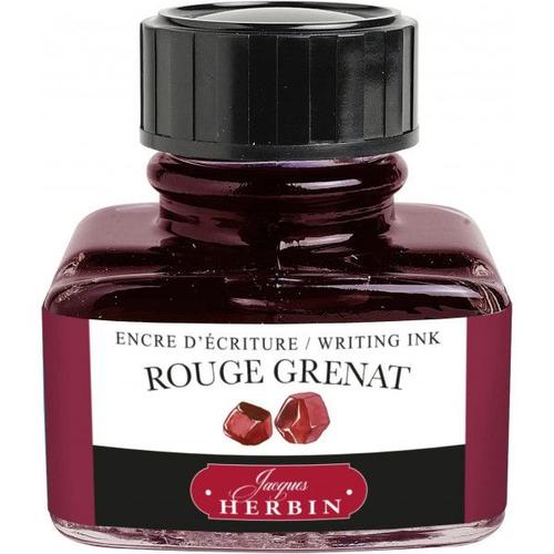 Flacon D'encre Pour Stylo Plume - Rouge Grenat - Herbin - 30ml