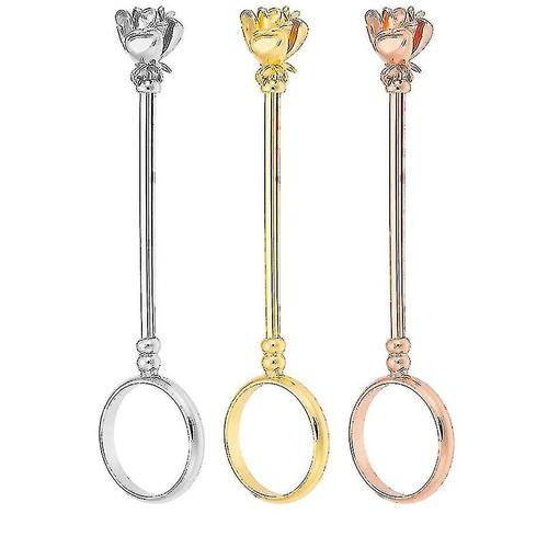 3 Pièces Anneau Porte-Cigarette Porte-Cigarette Compatible Avec Les Femmes, Bague Élégante Bague De Doigt De Cigarette Mains Libres Protégez Votre Doigt Compatible