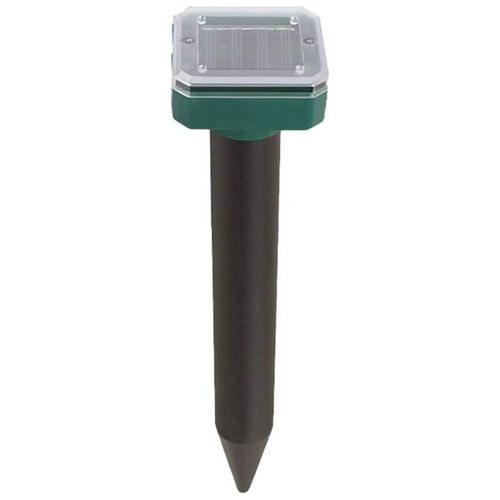 Répulsif Souris Anti Taupe Lampe Solaire Extérieur, 2 En 1 Anti Rongeur Mulot Souris Rat Taupe Ultrason Et Vibration Plus Lumière Jardin Solaire Piquet Au Sol Couleur