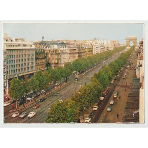 Carte Postale Couleurs Et Lumère De France, 75 - Paris, L'avenue Des Champs-Élysées Et L'arc De Triomphe, 10-5766