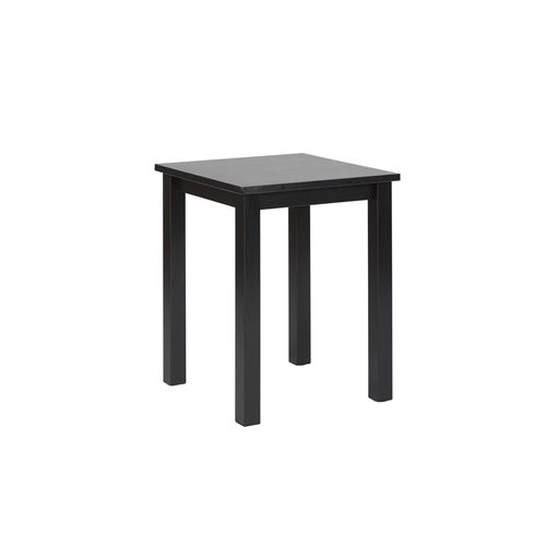 Table D'appoint Carrée 45x55 Cm En Pin Massif Blanc