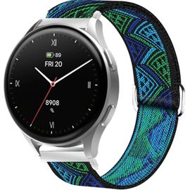 Kal-Bracelet De Rechange De 18 Mm Et 20 Mm Compatible Avec Hama 8900 1,32"" / 8900 1,43"", En Tissu Réglable, Doux Et Extensible, Compatible Avec Hama 8900