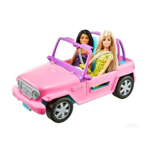Barbie Et Sa Jeep 2 Poupées Incluses Mattel