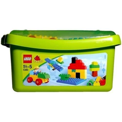 Boite De Briques Lego Duplo 5380 Avec Plaque, Voiture Et Figurine