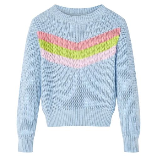 Pull-Over Tricoté Pour Enfants Bleu 128