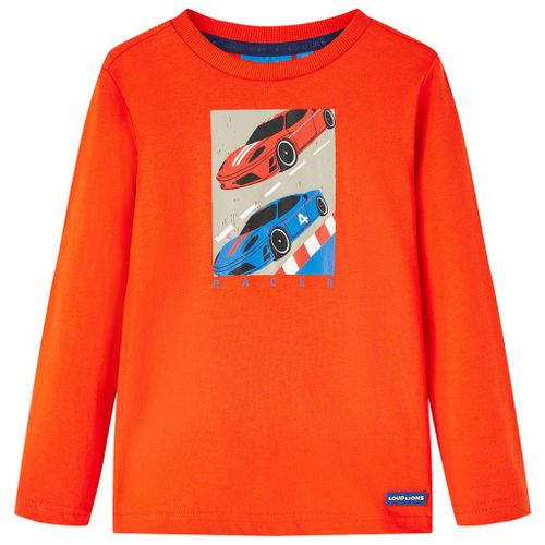 T-Shirt Pour Enfant À Manches Longues Imprimé Voiture De Course 116
