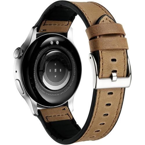 Kal-Bracelet De Montre - 20 Mm - 22 Mm - En Cuir Véritable - Bracelet De Rechange Vintage - Pour Homme Et Femme