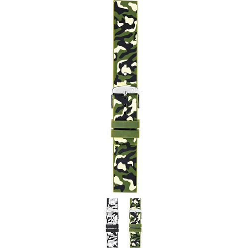 Kal-Morellato Bracelet En Silicone Ligne Camouflage En 2 Couleurs Assorties