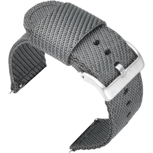 Kal-18mm Bracelets De Remplacement En Nylon Facilement Interchangeables Pour Montre Compatible Avec Fossil Q, Michael Kors Runway, C2 Rose Gold; Withings/Nokia Activité Pop, Steel, Steel Hr 36mm