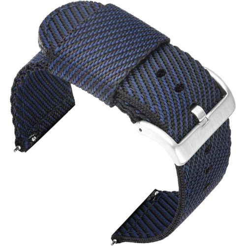 Kal-18mm Bracelets De Remplacement En Nylon Facilement Interchangeables Pour Montre Compatible Avec Fossil Q, Michael Kors Runway, C2 Rose Gold; Withings/Nokia Activité Pop, Steel, Steel Hr 36mm