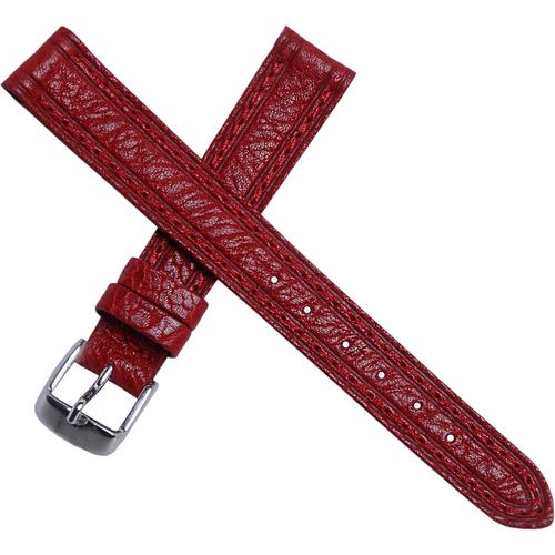 Kal-Bracelet De Montre En Cuir Legitima Rouge Pour Homme 14 Mm New Old Stock 1970 1980 - Bracelet Vintage Original - Strap Bracelet D'horlogerie Traditionnelle Ancienne, Rouge, 14 Mm, Rétro