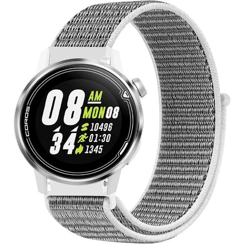 Kal-Nylon Bracelet Compatible Avec Coros Apex 42mm, 20mm Réglable Boucle Nylon Respirant Sport Loop Bracelet, Homme Femme