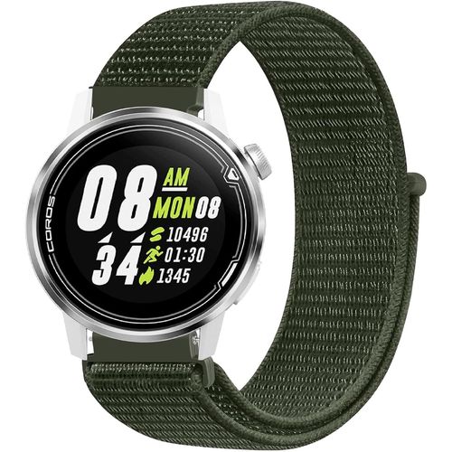Kal-Nylon Bracelet Compatible Avec Coros Apex 42mm, 20mm Réglable Boucle Nylon Respirant Sport Loop Bracelet, Homme Femme