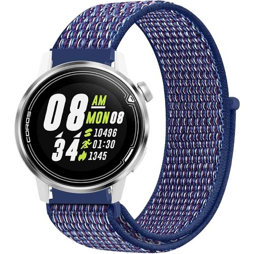 Kal-Nylon Bracelet Compatible Avec Coros Apex 42mm, 20mm Réglable Boucle Nylon Respirant Sport Loop Bracelet, Homme Femme