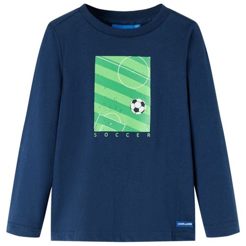 T-Shirt Enfants À Manches Longues Imprimé Terrain De Football 116
