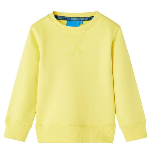 Sweat-Shirt Pour Enfants Jaune Clair 128