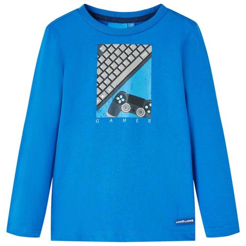 T-Shirt Enfants Manches Longues Imprimé Manette De Jeu Et Clavier 116