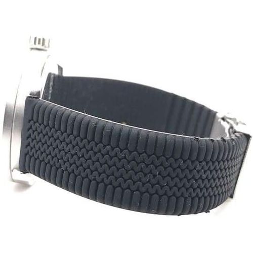 Kal-Bracelet De Montre En Caoutchouc Silicone Fermeture Cachée 20mm 22mm 24mm Réf Br30