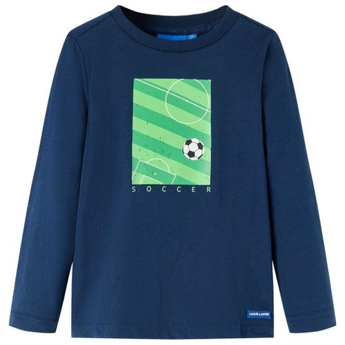 T-Shirt Enfants À Manches Longues Imprimé Terrain De Football 92